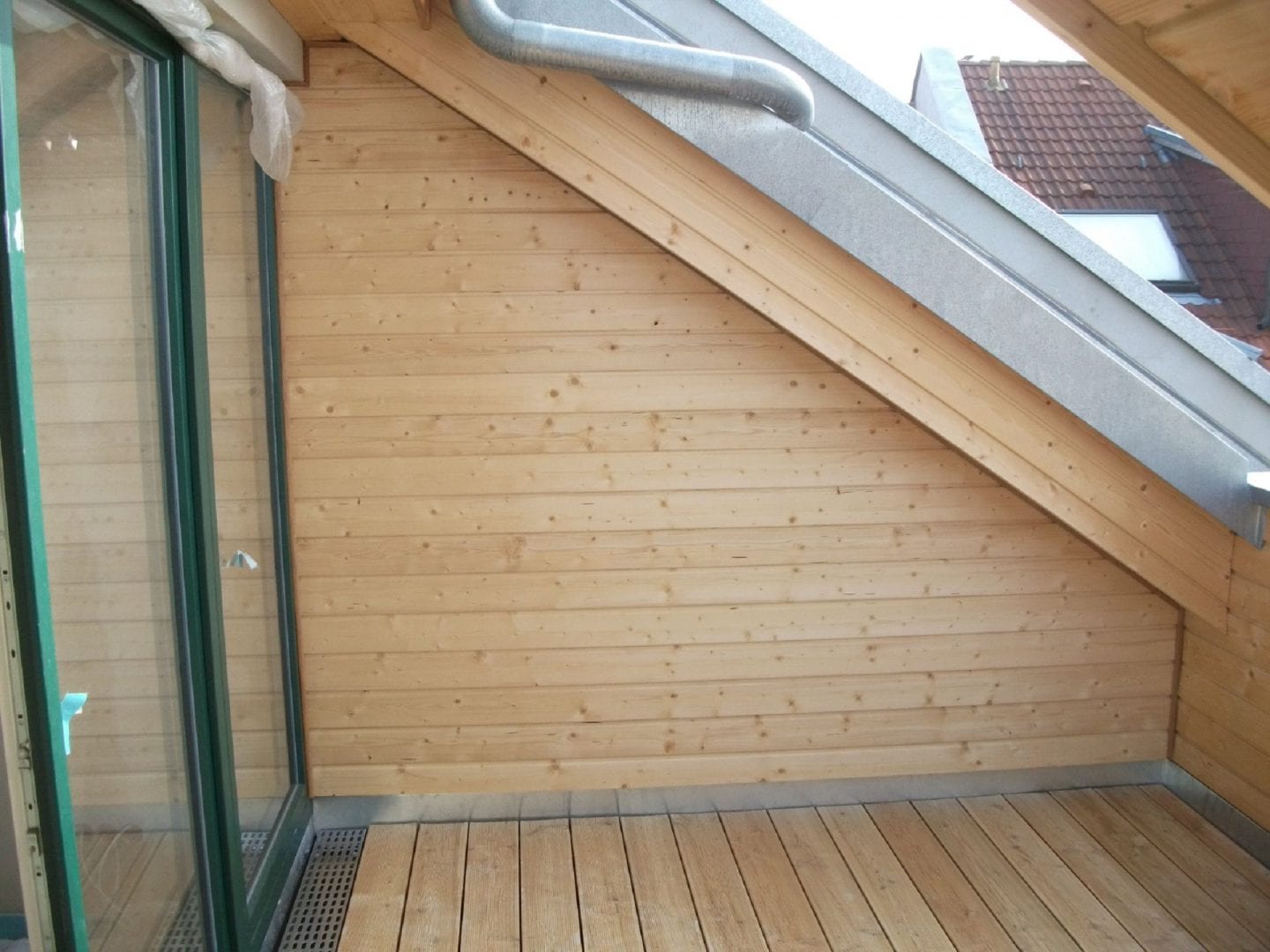 Dachbalkon in Holz