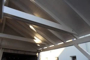 Carport mit Walmdach - Zimmerei Leipzig